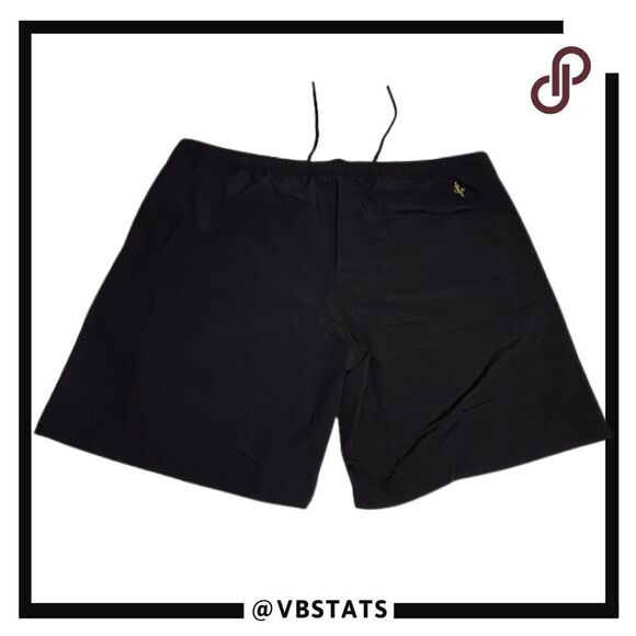 LRD Men's Performance Workout Shorts With Compression Liner Black Size XL - Picture 2 of 7